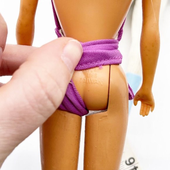 Barbie Vintage 1966 Dolls Lot Of 2 Blonde Hair Damage And Flaws Twist Turn Waist - Picture 10 of 16